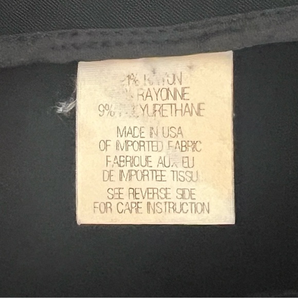 🚨Theory Basic Black Ankle Slit Work Pants with Side Zipper Size 4 - Picture 11 of 16